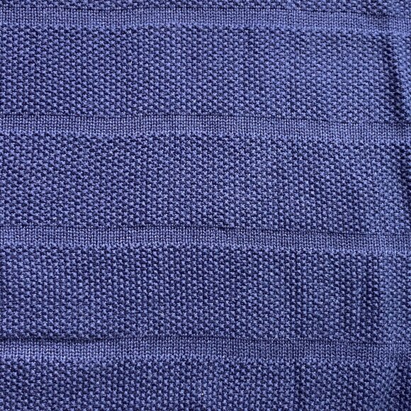 Izod Sweater Mens XL Navy Quarter-Zip Preppy Textured‎ Academic traditional - Picture 12 of 13